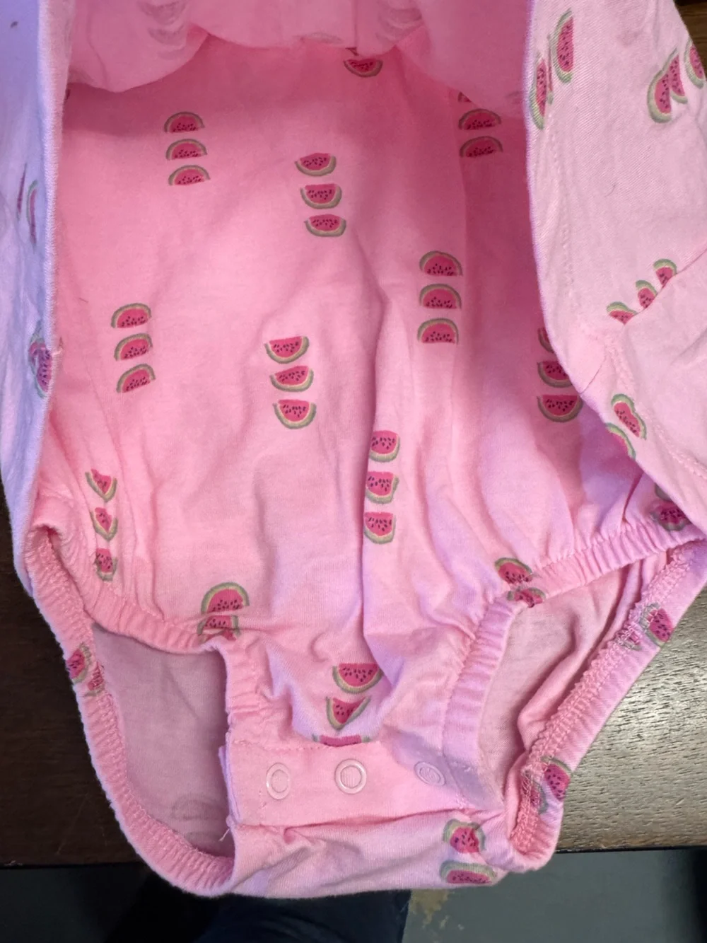 Carter's Pink Watermelon Print Dress Bodysuit